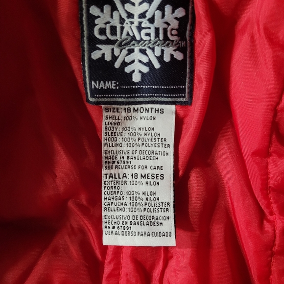 18 Months Babies Winter Coat with Pants, Gloves and Booties - Picture 3 of 16